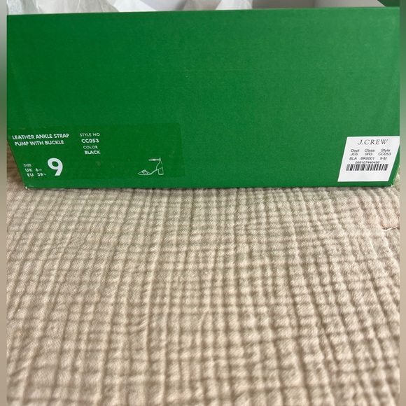 J. Crew Maisie Italian leather buckle heels - NIB; size 9 - Picture 4 of 4
